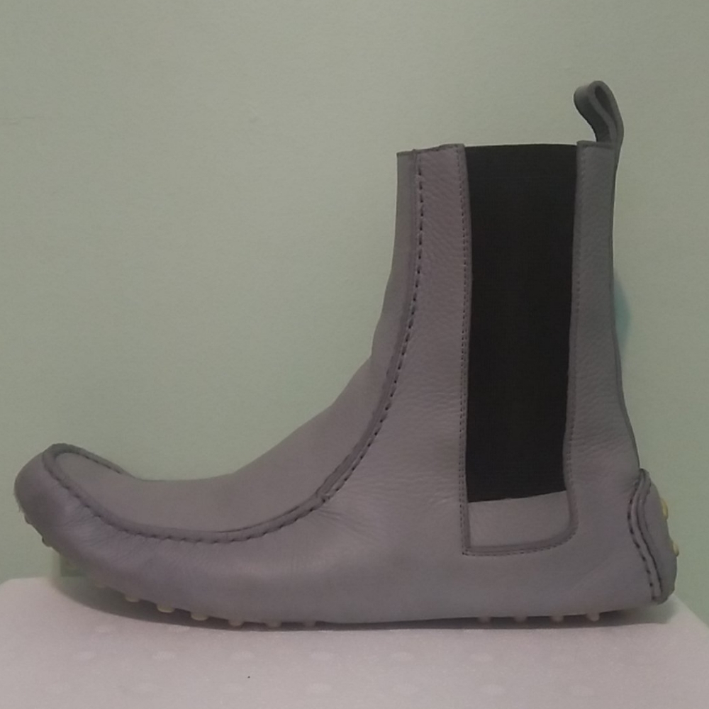 BALENCIAGA PARIS 43/44  LEATHER HI SLIP-ON LOAFER